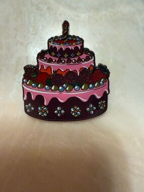 Louis Vuitton Birthday Cake Enamel Pin 200th Anniversary  Back — PinTrill 2021